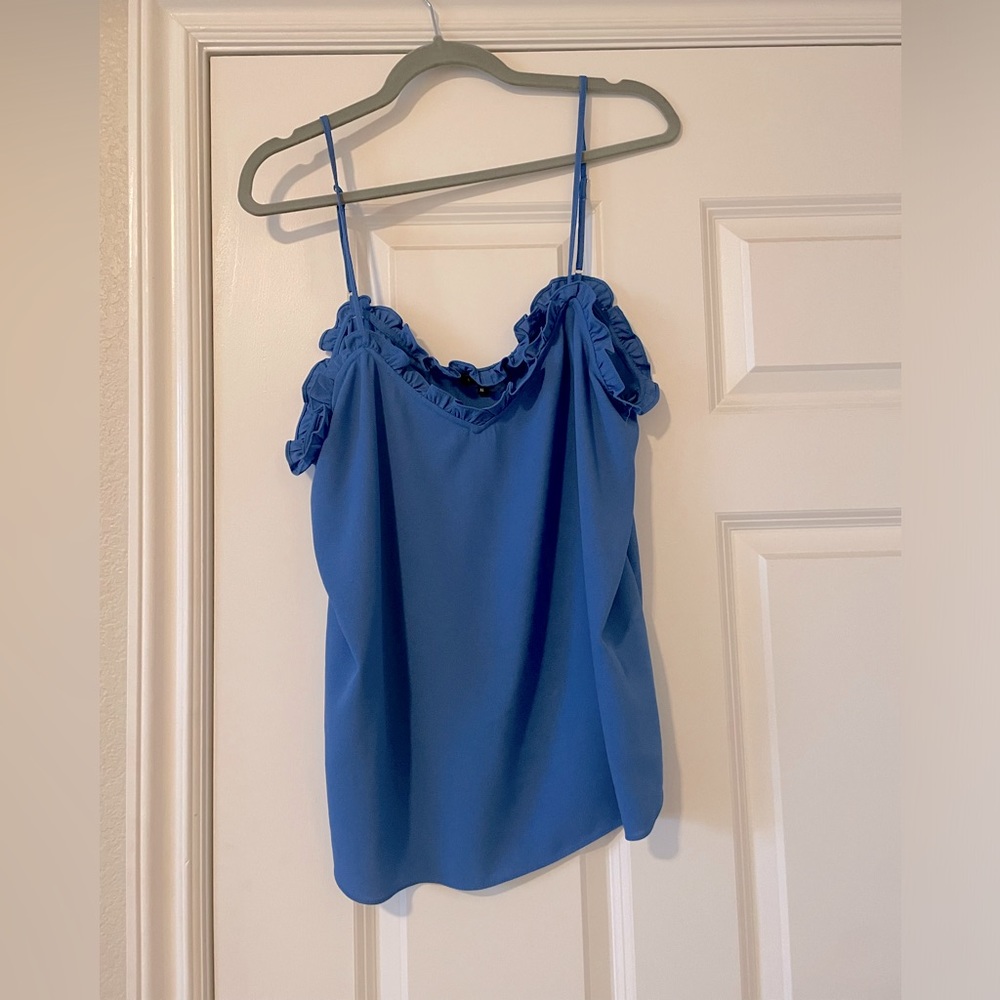 Cerulean Spaghetti strap tank , XL